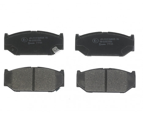 Brake Pad Set, disc brake P 79 031 Brembo