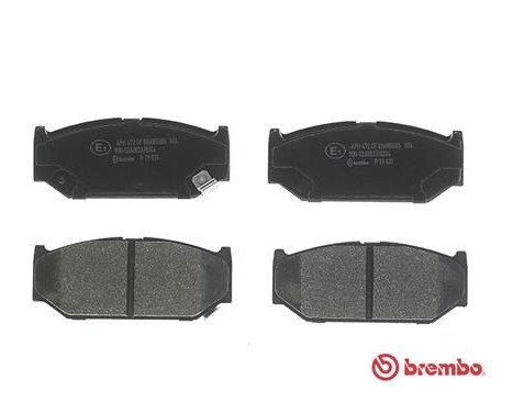 Brake Pad Set, disc brake P 79 031 Brembo, Image 3