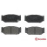 Brake Pad Set, disc brake P 79 031 Brembo, Thumbnail 3