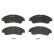 Brake Pad Set, disc brake P 79 032 Brembo