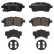 Brake Pad Set, disc brake P 79 037 Brembo