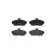 Brake Pad Set, disc brake P 82 001 Brembo