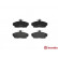 Brake Pad Set, disc brake P 82 001 Brembo, Thumbnail 3