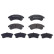 Brake Pad Set, disc brake P 82 004 Brembo, Thumbnail 2