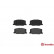 Brake Pad Set, disc brake P 83 016 Brembo, Thumbnail 3