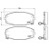 Brake Pad Set, disc brake P 83 020 Brembo, Thumbnail 3