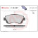 Brake Pad Set, disc brake P 83 027 Brembo, Thumbnail 3