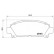 Brake Pad Set, disc brake P 83 028 Brembo, Thumbnail 2