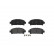 Brake Pad Set, disc brake P 83 028 Brembo