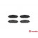 Brake Pad Set, disc brake P 83 038 Brembo, Thumbnail 3