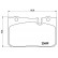 Brake Pad Set, disc brake P 83 039 Brembo, Thumbnail 2
