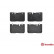 Brake Pad Set, disc brake P 83 039 Brembo, Thumbnail 3