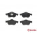 Brake Pad Set, disc brake P 83 043 Brembo, Thumbnail 3