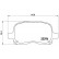 Brake Pad Set, disc brake P 83 044 Brembo, Thumbnail 2