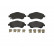 Brake Pad Set, disc brake P 83 046 Brembo