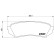 Brake Pad Set, disc brake P 83 049 Brembo, Thumbnail 3