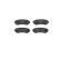 Brake Pad Set, disc brake P 83 049 Brembo, Thumbnail 3