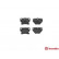 Brake Pad Set, disc brake P 83 052 Brembo, Thumbnail 3