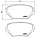Brake Pad Set, disc brake P 83 055 Brembo, Thumbnail 3