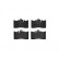 Brake Pad Set, disc brake P 83 058 Brembo, Thumbnail 3