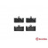 Brake Pad Set, disc brake P 83 059 Brembo, Thumbnail 3