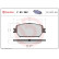 Brake Pad Set, disc brake P 83 062 Brembo, Thumbnail 3