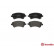 Brake Pad Set, disc brake P 83 064 Brembo, Thumbnail 3