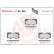Brake pad set, disc brake P 83 066X Brembo