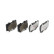Brake pad set, disc brake P 83 066X Brembo, Thumbnail 3