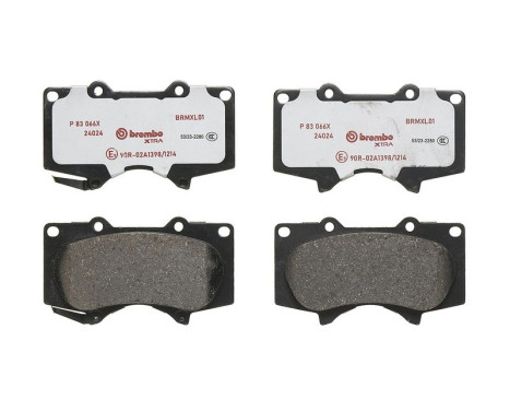 Brake pad set, disc brake P 83 066X Brembo, Image 4