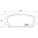 Brake Pad Set, disc brake P 83 067 Brembo, Thumbnail 2