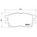 Brake Pad Set, disc brake P 83 070 Brembo, Thumbnail 2