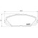 Brake Pad Set, disc brake P 83 071 Brembo, Thumbnail 2