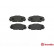 Brake Pad Set, disc brake P 83 071 Brembo, Thumbnail 3