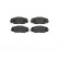 Brake Pad Set, disc brake P 83 071 Brembo, Thumbnail 3