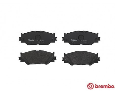 Brake Pad Set, disc brake P 83 074 Brembo, Image 2