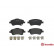 Brake Pad Set, disc brake P 83 079 Brembo, Thumbnail 2