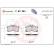 Brake Pad Set, disc brake P 83 084 Brembo, Thumbnail 3