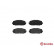 Brake Pad Set, disc brake P 83 086 Brembo, Thumbnail 3