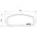 Brake Pad Set, disc brake P 83 086 Brembo, Thumbnail 3