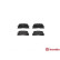 Brake Pad Set, disc brake P 83 088 Brembo, Thumbnail 2