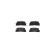 Brake Pad Set, disc brake P 83 088 Brembo, Thumbnail 3