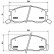 Brake Pad Set, disc brake P 83 093 Brembo, Thumbnail 2