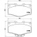 Brake Pad Set, disc brake P 83 095 Brembo, Thumbnail 2