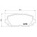 Brake Pad Set, disc brake P 83 101 Brembo, Thumbnail 3