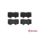 Brake pad set, disc brake P 83 102 Brembo