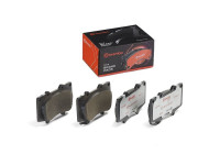 Brake pad set, disc brake P 83 102X Brembo