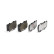 Brake pad set, disc brake P 83 102X Brembo, Thumbnail 3