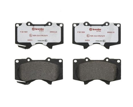Brake pad set, disc brake P 83 102X Brembo, Image 4