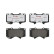 Brake pad set, disc brake P 83 102X Brembo, Thumbnail 4